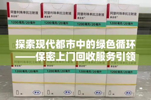 绵阳探索现代都市中的绿色循环——保密上门回收服务引领资源再生新潮流